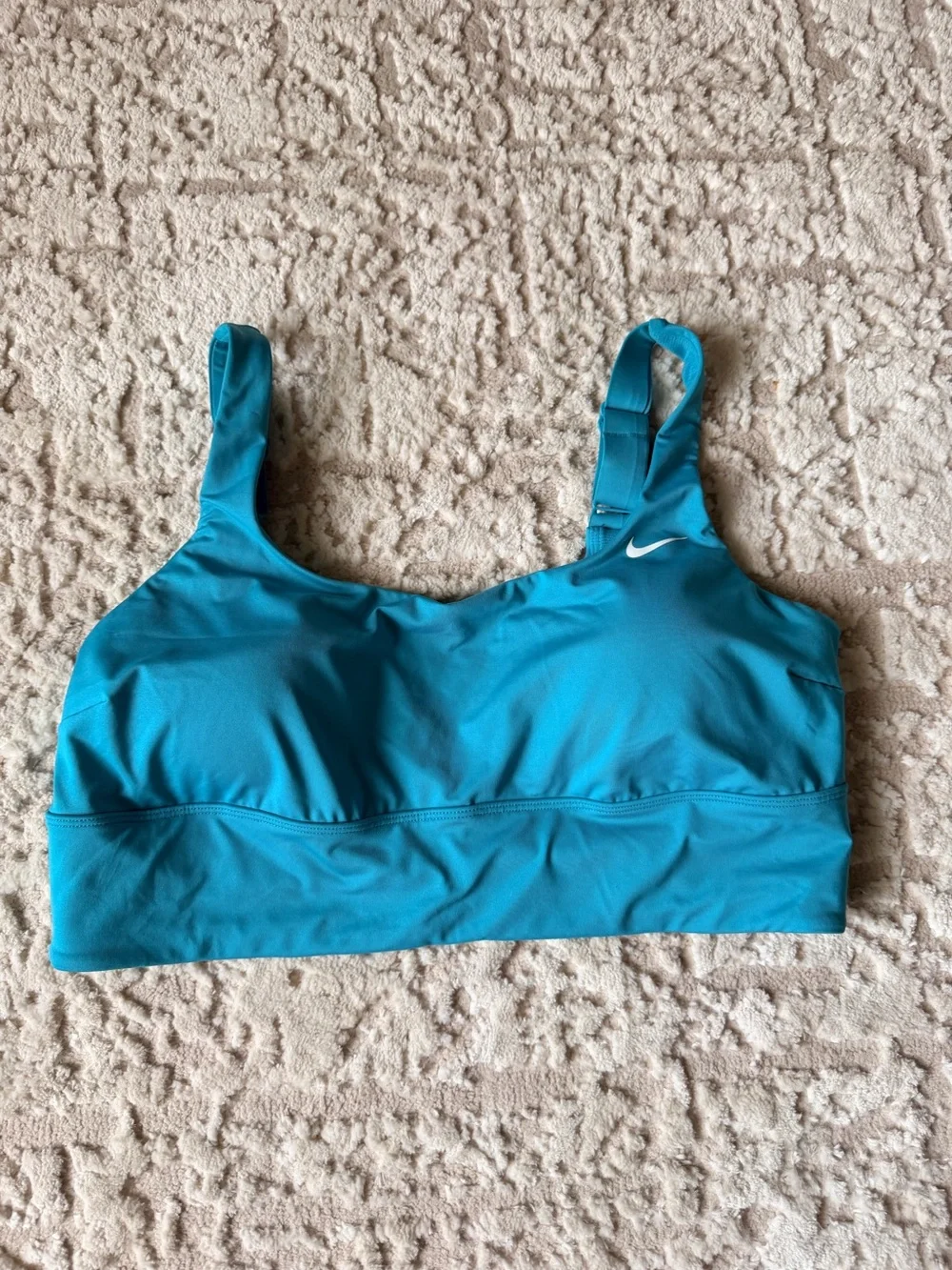Nike Turquoise Women's Effortless Essential Scoop Neck Midkini